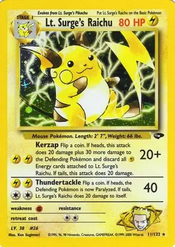 Lt. Surge's Raichu - Pokemon Gym Challenge #11