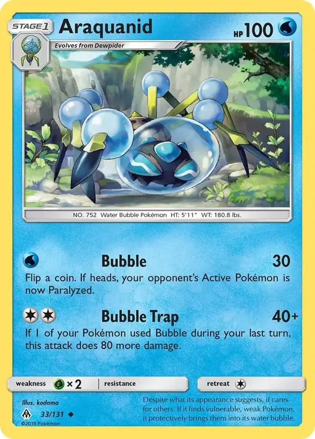 Araquanid - Pokemon Forbidden Light #33