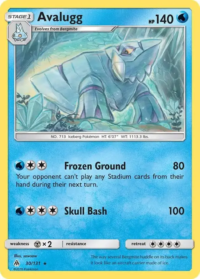 Avalugg - Pokemon Forbidden Light #30