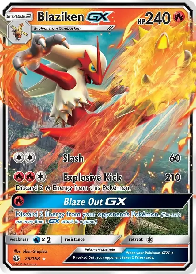 Blaziken GX - Pokemon Celestial Storm #28