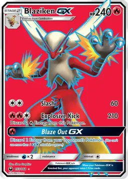 Blaziken GX 153 - Pokemon Celestial Storm