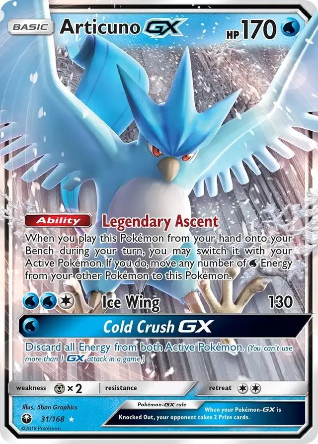 Articuno GX - Pokemon Celestial Storm #31
