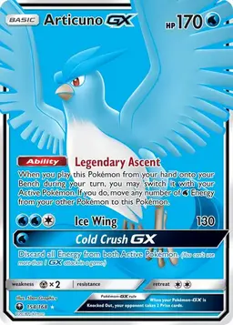Articuno GX 154 - Pokemon Celestial Storm