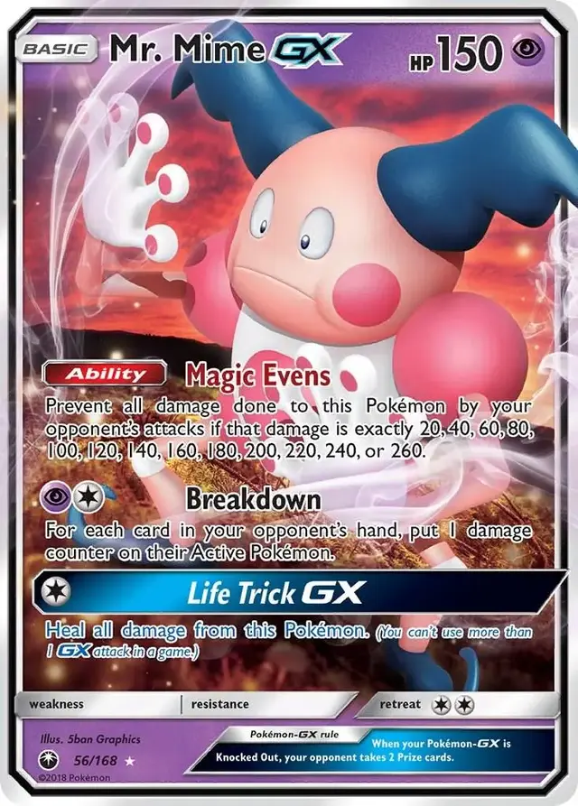 Mr Mime GX - Pokemon Celestial Storm #56