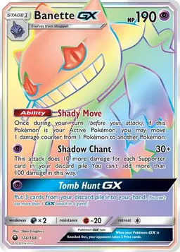 Banette GX 174 - Pokemon Celestial Storm