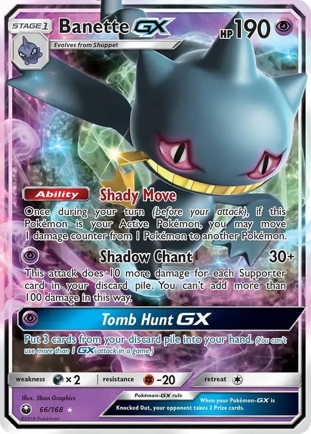 Banette GX - Pokemon Celestial Storm #66
