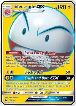Electrode GX 155 - Pokemon Celestial Storm