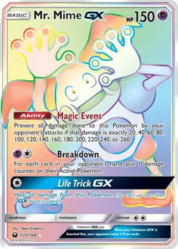 Mr. Mime GX 173 - Pokemon Celestial Storm