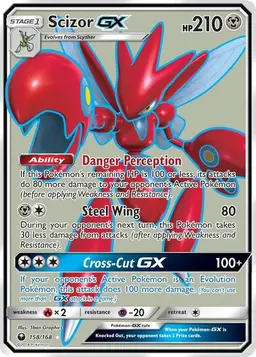 Scizor GX 158 - Pokemon Celestial Storm