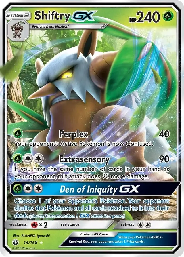 Shiftry GX - Pokemon Celestial Storm #14
