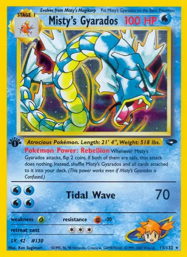 Misty's Gyarados [1st Edition]