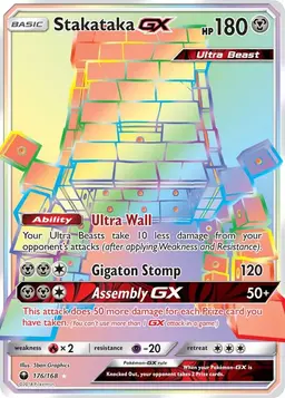 Stakataka GX 176 - Pokemon Celestial Storm