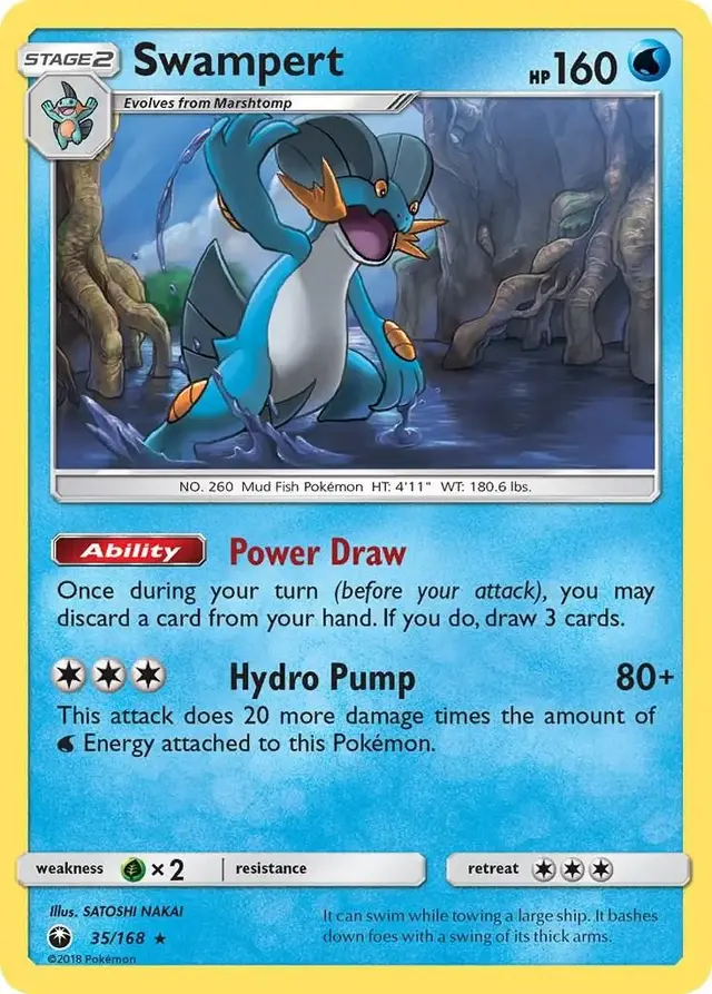 Swampert - Pokemon Celestial Storm #35
