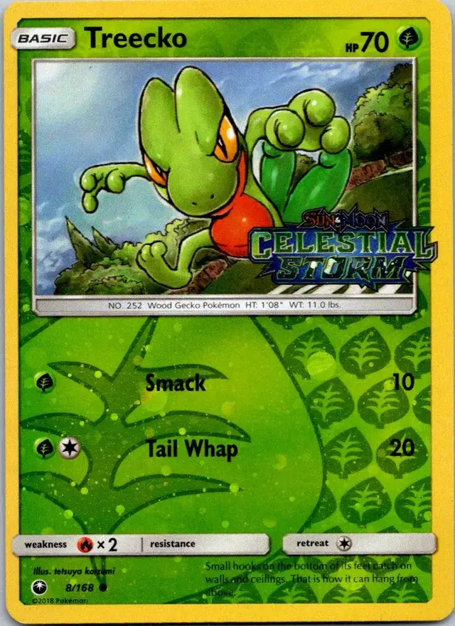 Treecko [Stamped] - Pokemon Celestial Storm #8