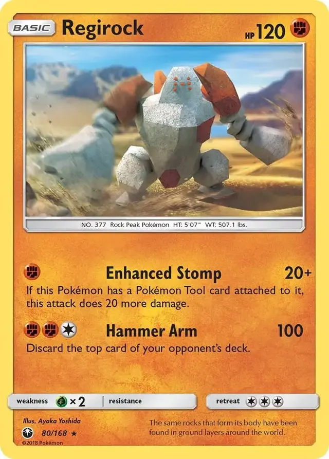 Regirock - Pokemon Celestial Storm #80