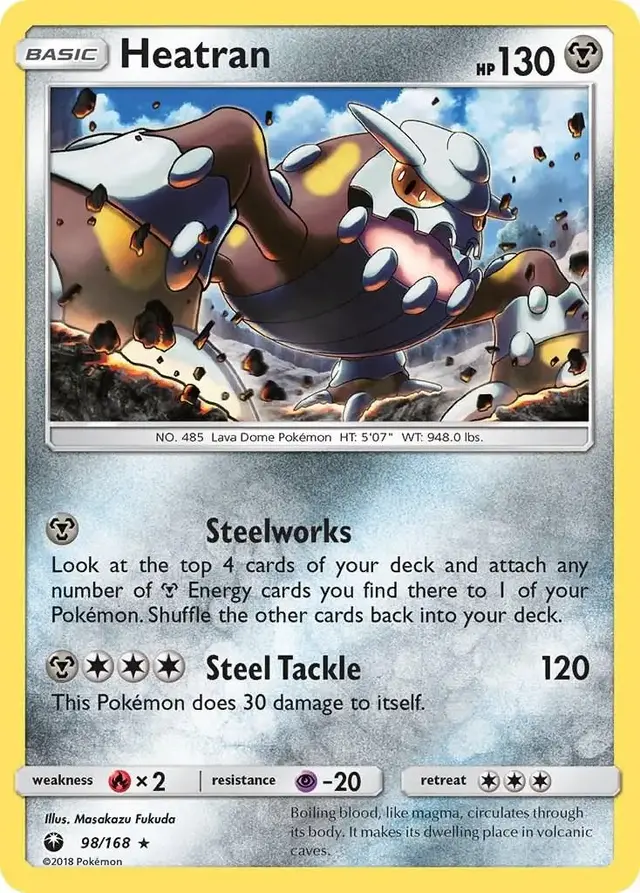 Heatran - Pokemon Celestial Storm #98