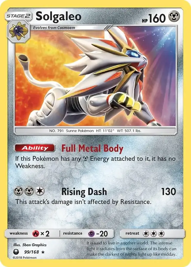 Solgaleo - Pokemon Celestial Storm #99