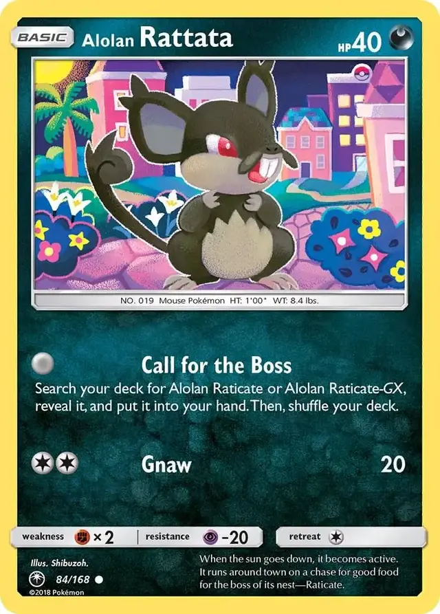 Alolan Rattata - Pokemon Celestial Storm #84