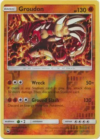 Groudon [Reverse Holo] - Pokemon Celestial Storm #81