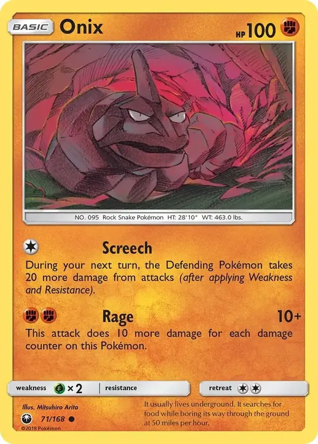 Onix - Pokemon Celestial Storm #71