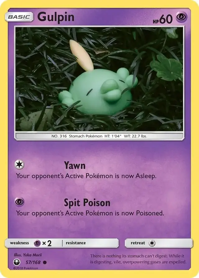Gulpin - Pokemon Celestial Storm #57