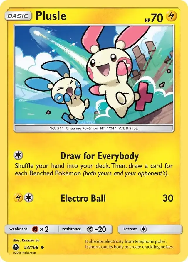 Plusle - Pokemon Celestial Storm #53