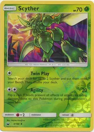 Scyther [Reverse Holo] - Pokemon Celestial Storm #4
