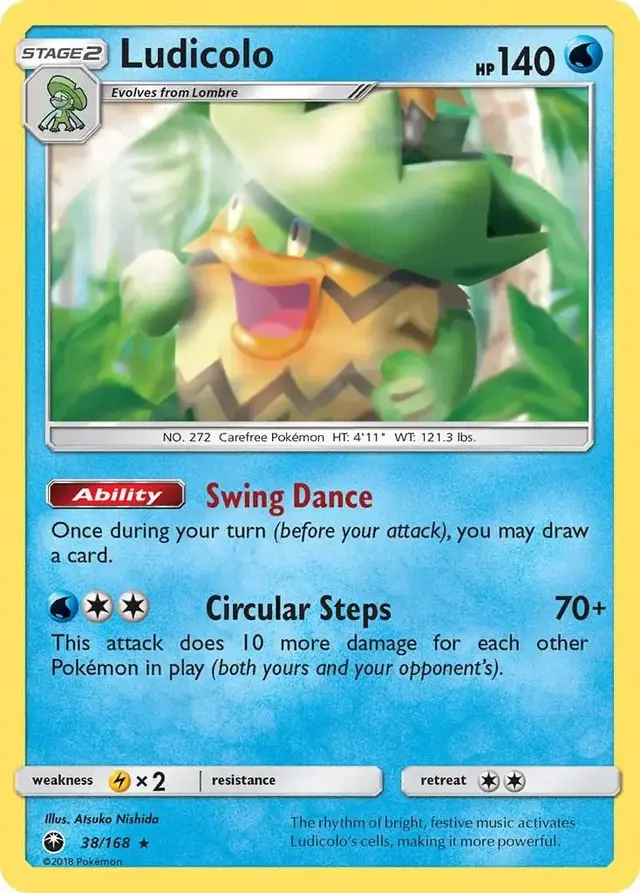 Ludicolo - Pokemon Celestial Storm #38
