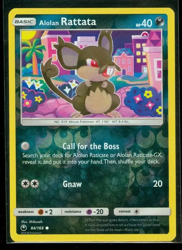 Alolan Rattata [Reverse Holo]