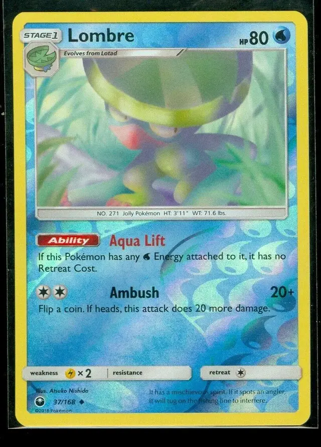 Lombre [Reverse Holo] - Pokemon Celestial Storm #37