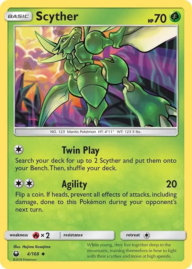Scyther - Pokemon Celestial Storm #4
