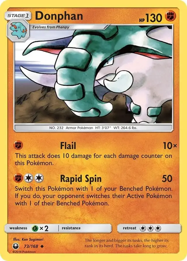 Donphan - Pokemon Celestial Storm #73