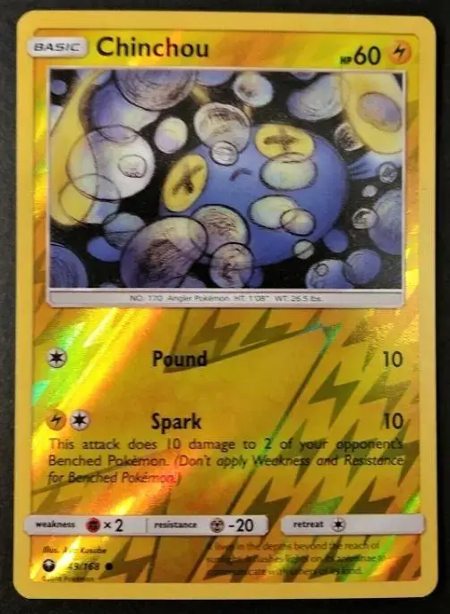 Chinchou [Reverse Holo] - Pokemon Celestial Storm #49