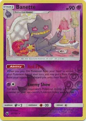 Banette [Reverse Holo] - Pokemon Celestial Storm #65