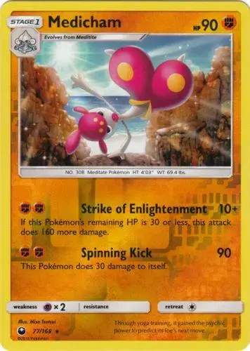 Medicham [Reverse Holo] - Pokemon Celestial Storm #77