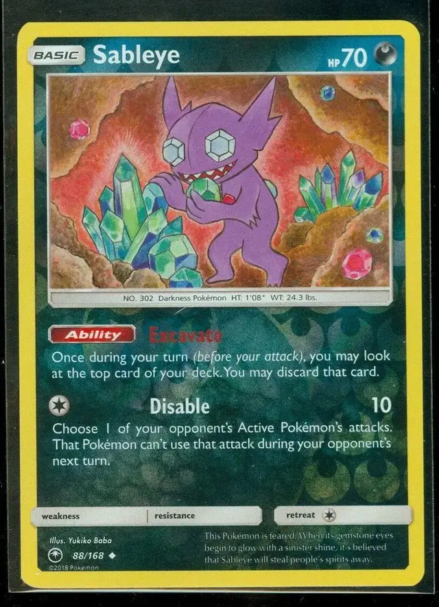 Sableye [Reverse Holo] - Pokemon Celestial Storm #88