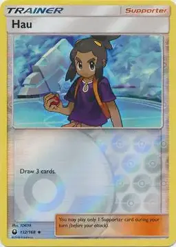 Hau [Reverse Holo] - Pokemon Celestial Storm