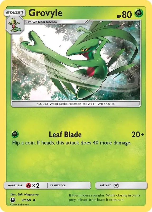 Grovyle - Pokemon Celestial Storm #9