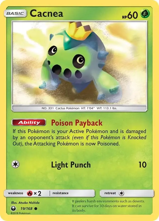 Cacnea - Pokemon Celestial Storm #19