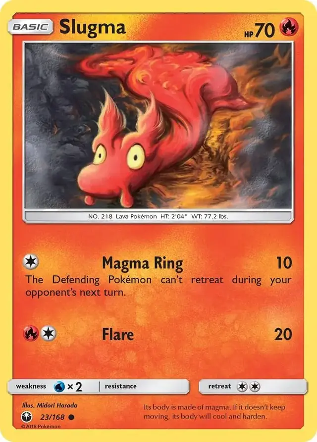 Slugma - Pokemon Celestial Storm #23