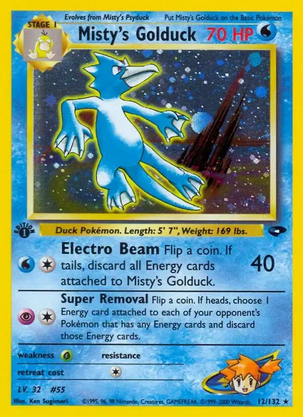 Misty's Golduck [1st Edition] - Pokemon Gym Challenge #12