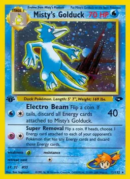 Misty's Golduck [1st Edition] - Pokemon Gym Challenge