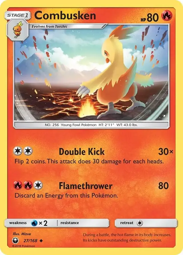 Combusken - Pokemon Celestial Storm #27