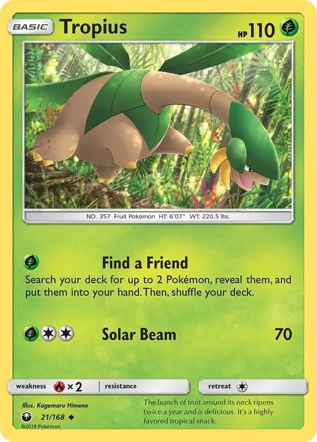 Tropius - Pokemon Celestial Storm #21