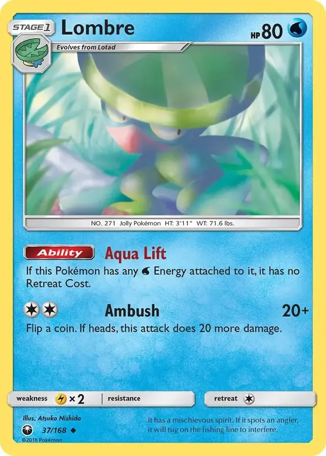 Lombre - Pokemon Celestial Storm #37