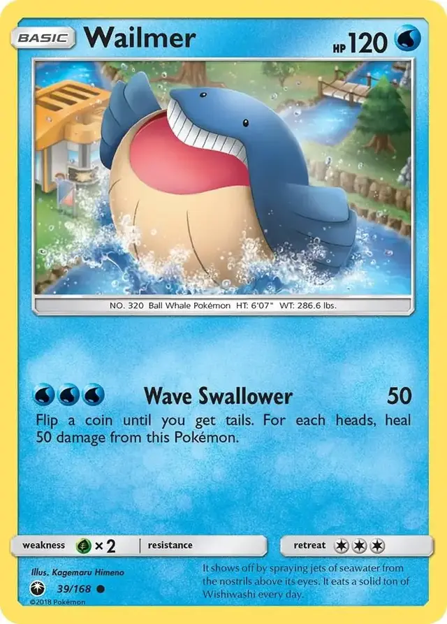 Wailmer - Pokemon Celestial Storm #39