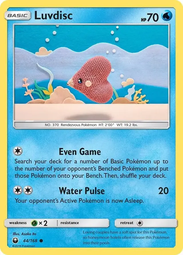 Luvdisc - Pokemon Celestial Storm #44