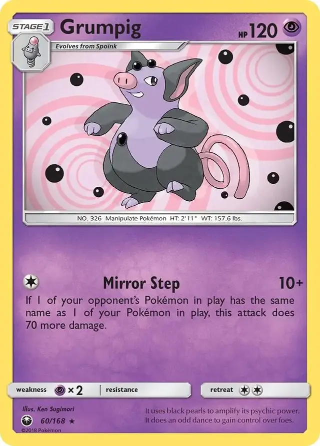 Grumpig - Pokemon Celestial Storm #60