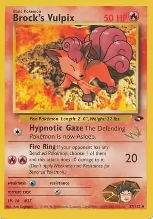 Brock's Vulpix [W Stamp] - Pokemon Gym Challenge #37