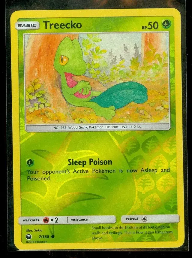Treecko [Reverse Holo] - Pokemon Celestial Storm #7